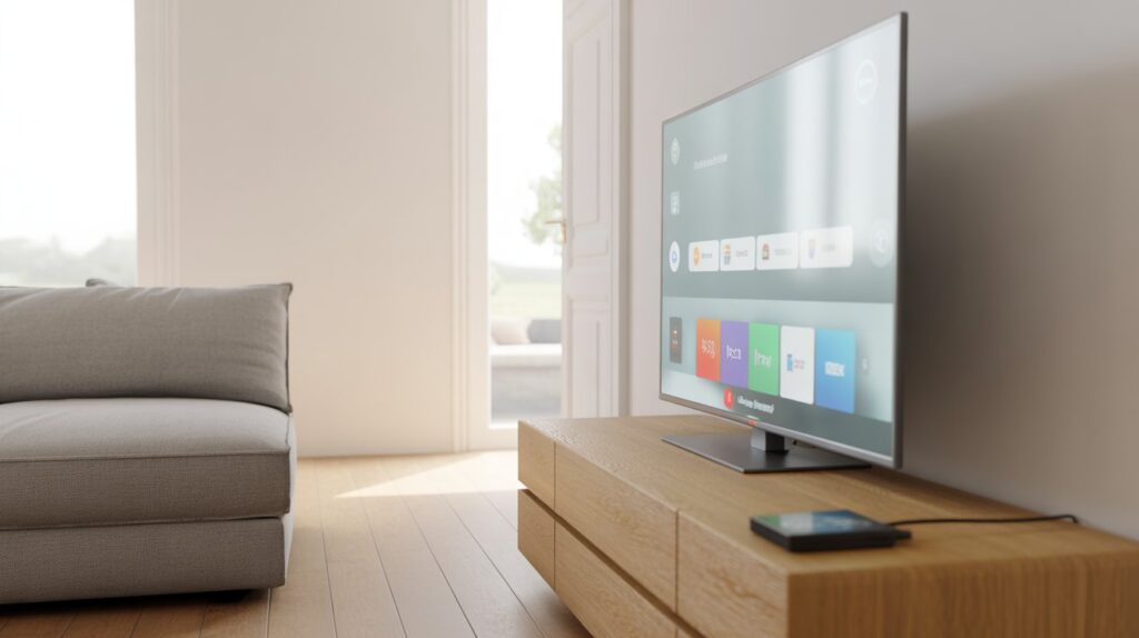television with Android interface